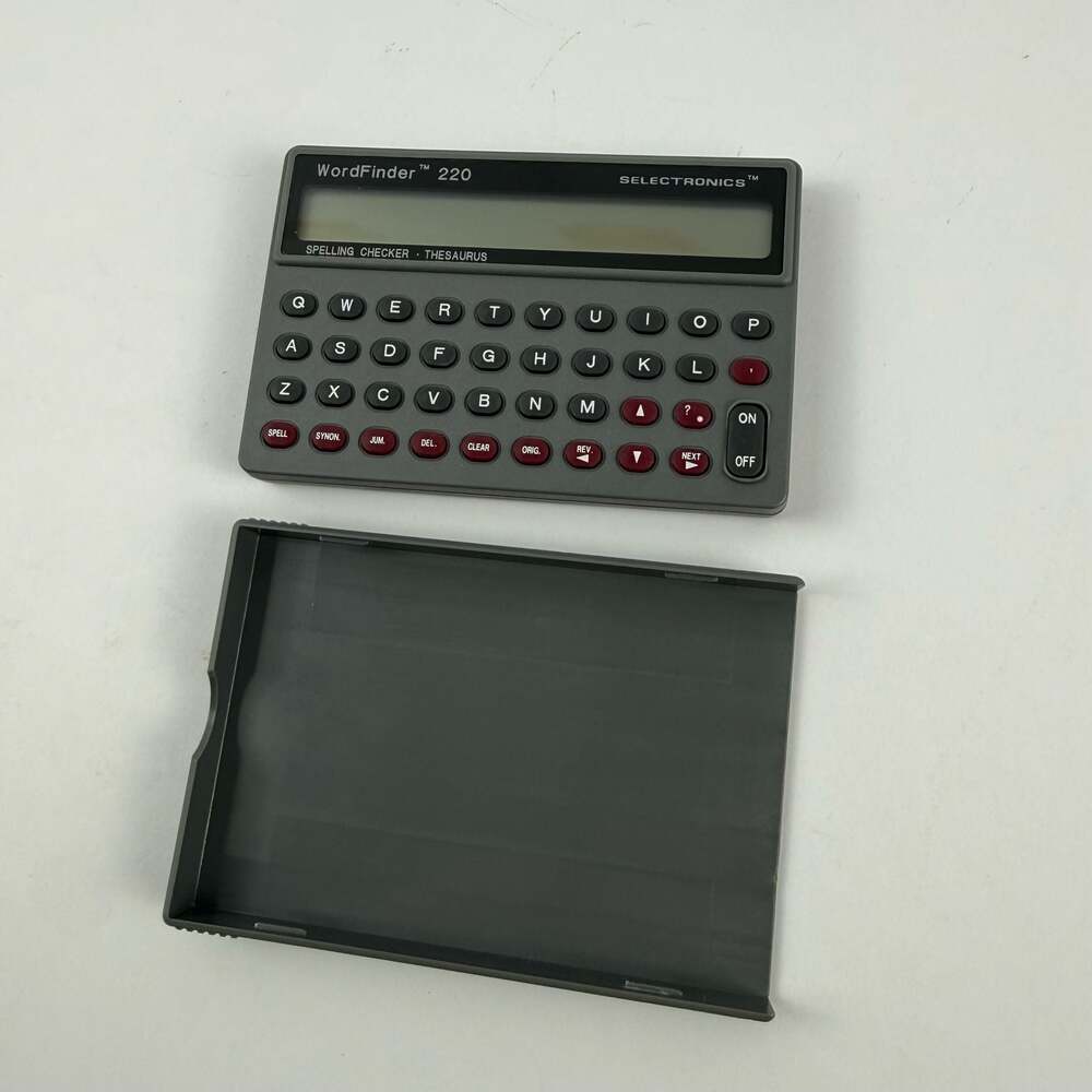 Vintage Selectronics WordFinder 220 HH220 Electronic Spelling Checker